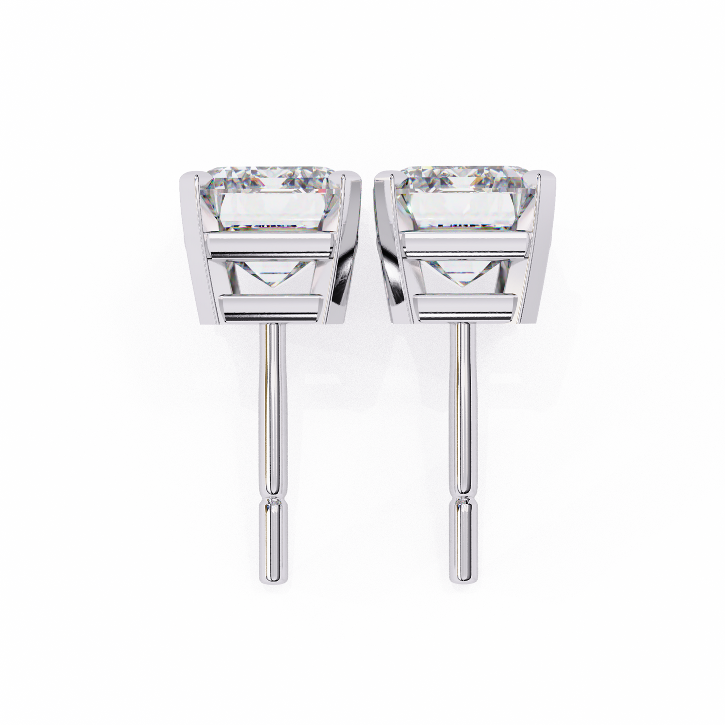 Luxverra Solitaire Diamond Earrings