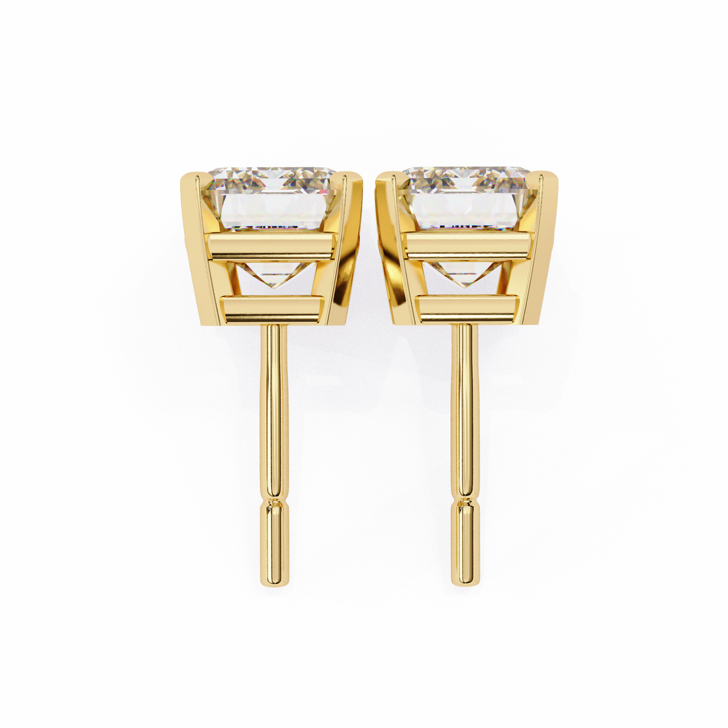 Luxverra Solitaire Diamond Earrings