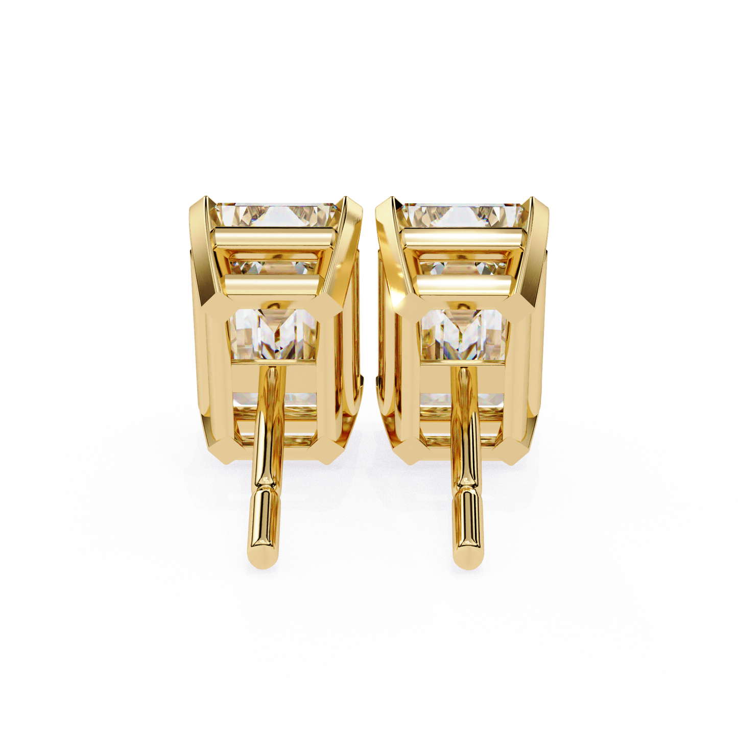 Luxverra Solitaire Diamond Earrings