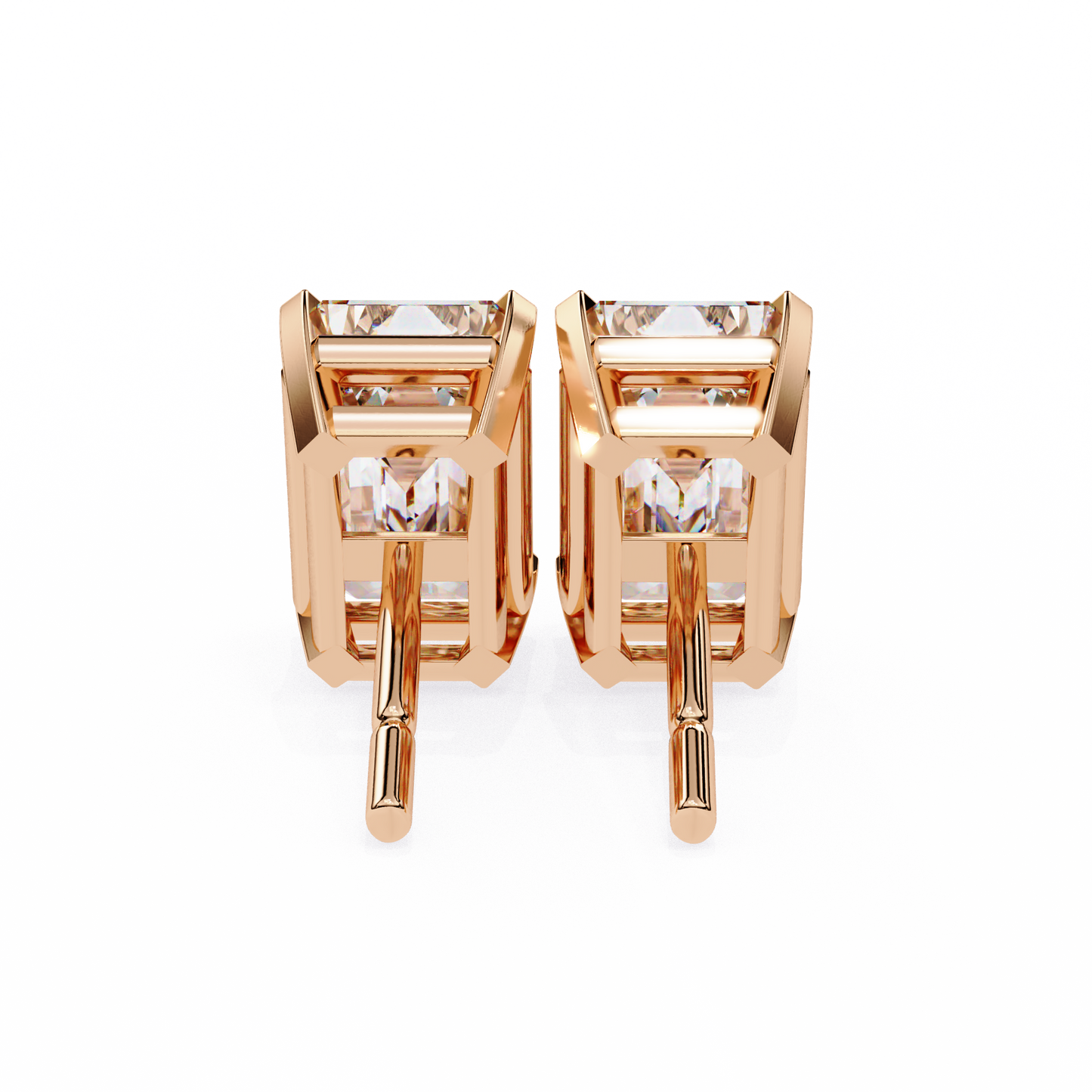 Luxverra Solitaire Diamond Earrings