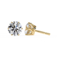 Regal Aura Round Solitaire Studs