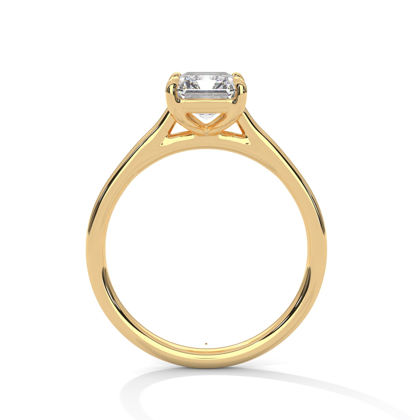 Luminous Oath Emerald Solitaire Ring