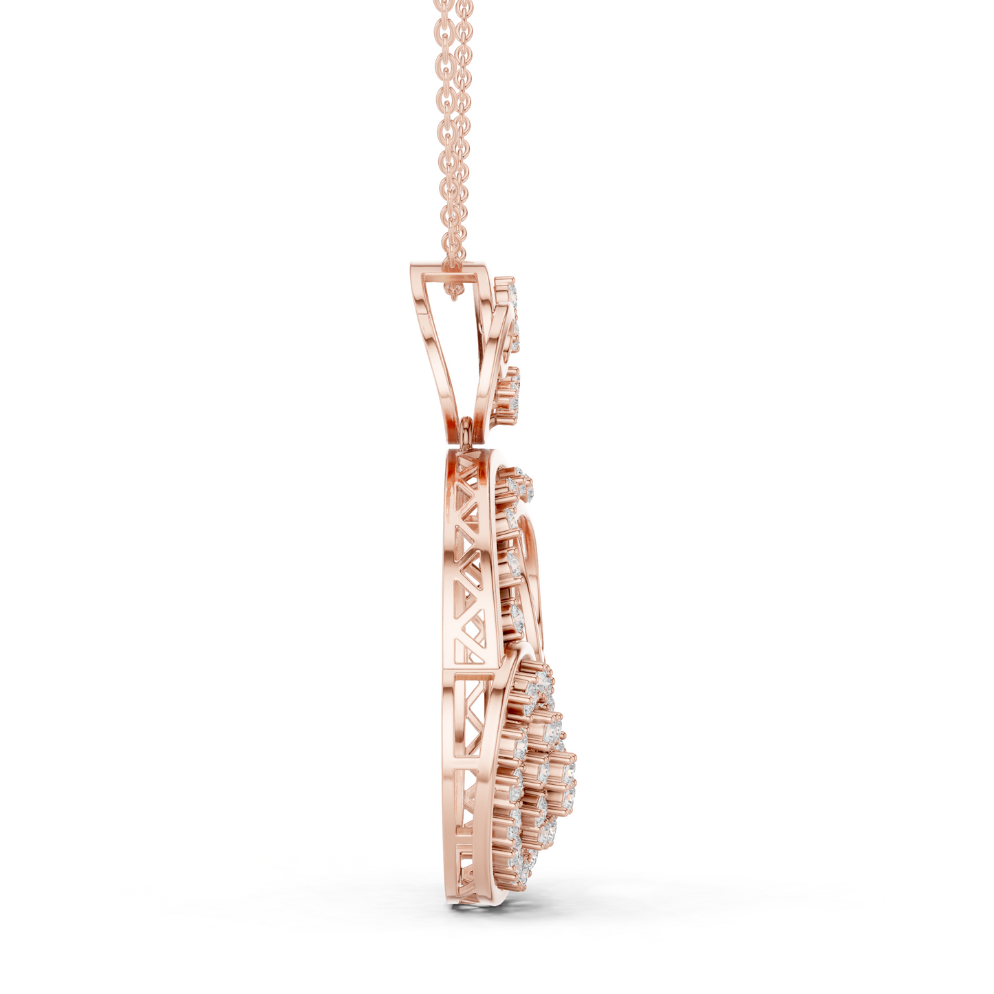 The Majestic Drop Diamond Pendant