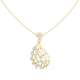 Gilded Whisper Diamond Pendant