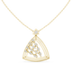 Crowned Radiance Diamond Pendant