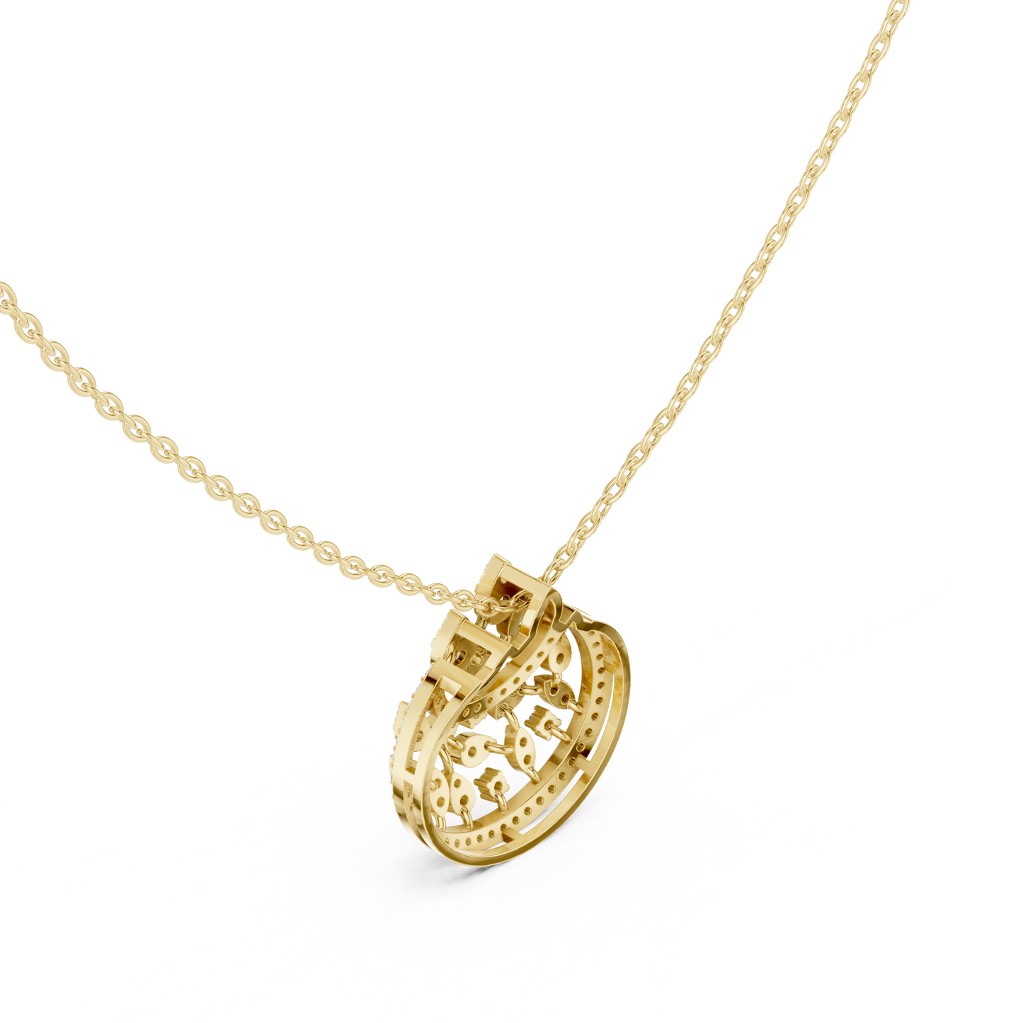 Aurora Signature Diamond Pendant