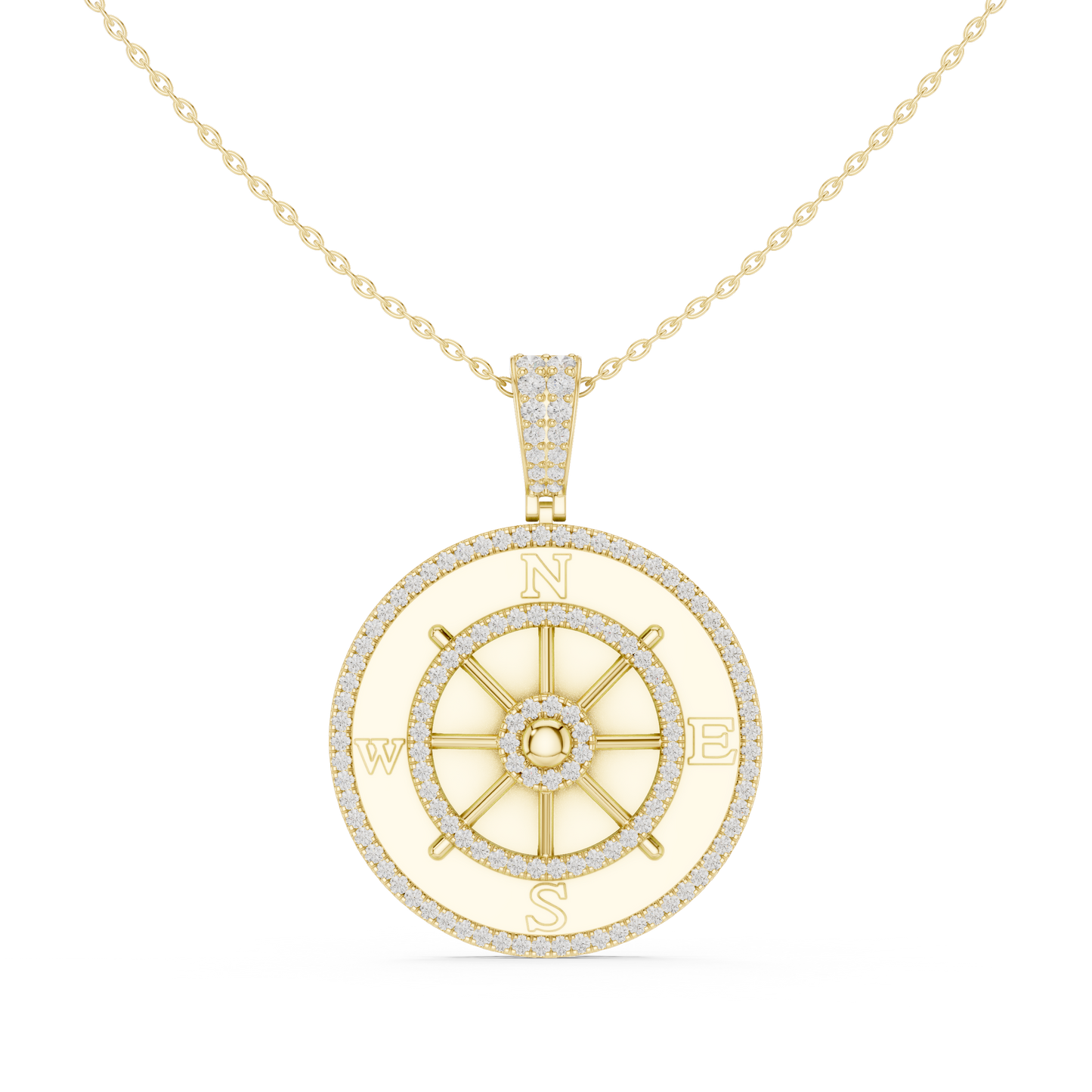 Solstice Spin Diamond Pendant