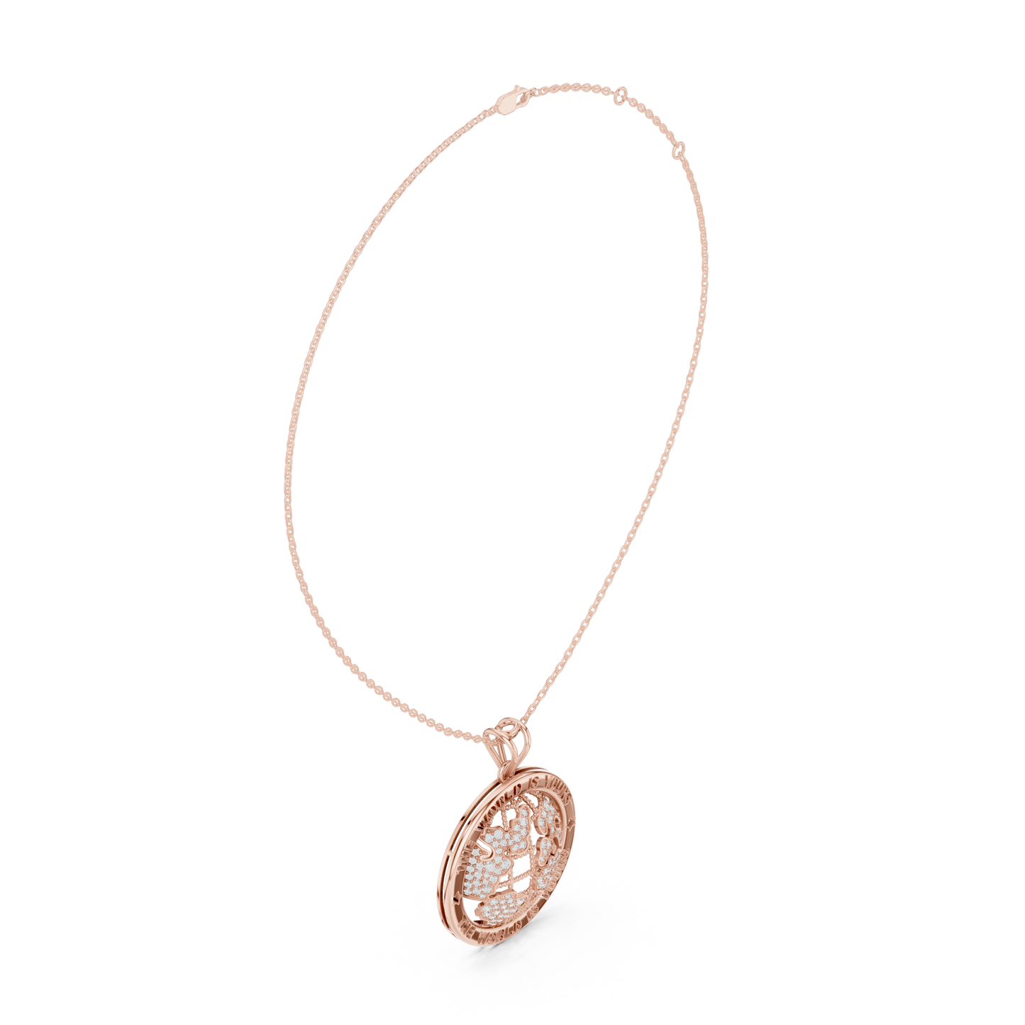Globe of Glory Diamond Pendant