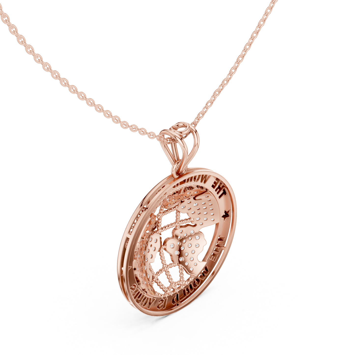 Globe of Glory Diamond Pendant