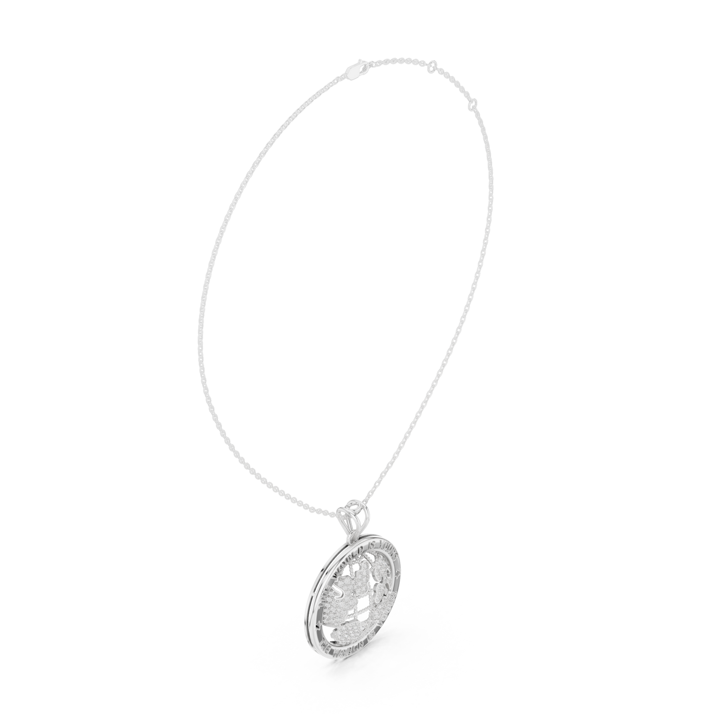 Globe of Glory Diamond Pendant