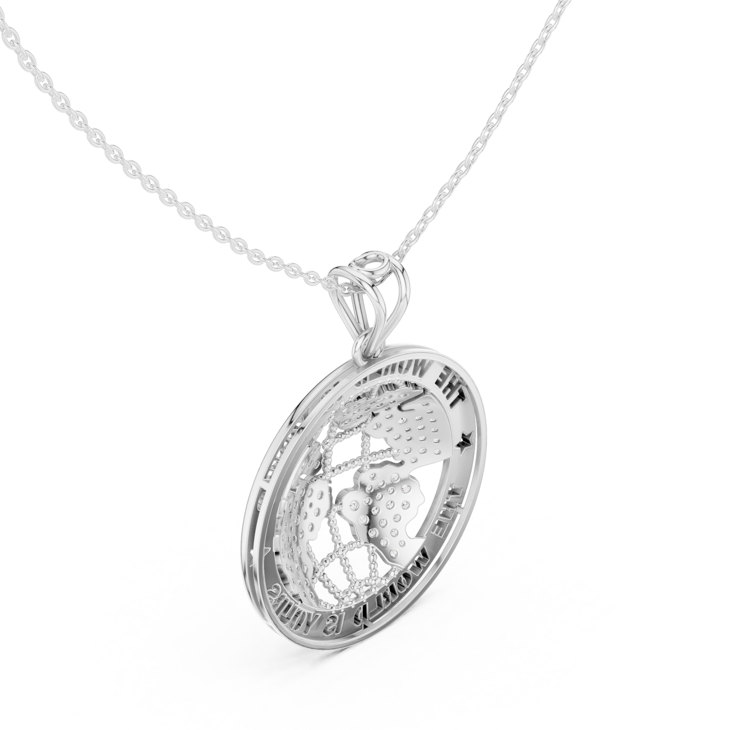 Globe of Glory Diamond Pendant