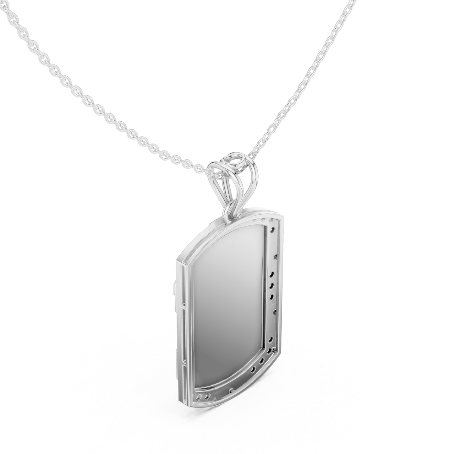 Opal Cross Diamond Pendant