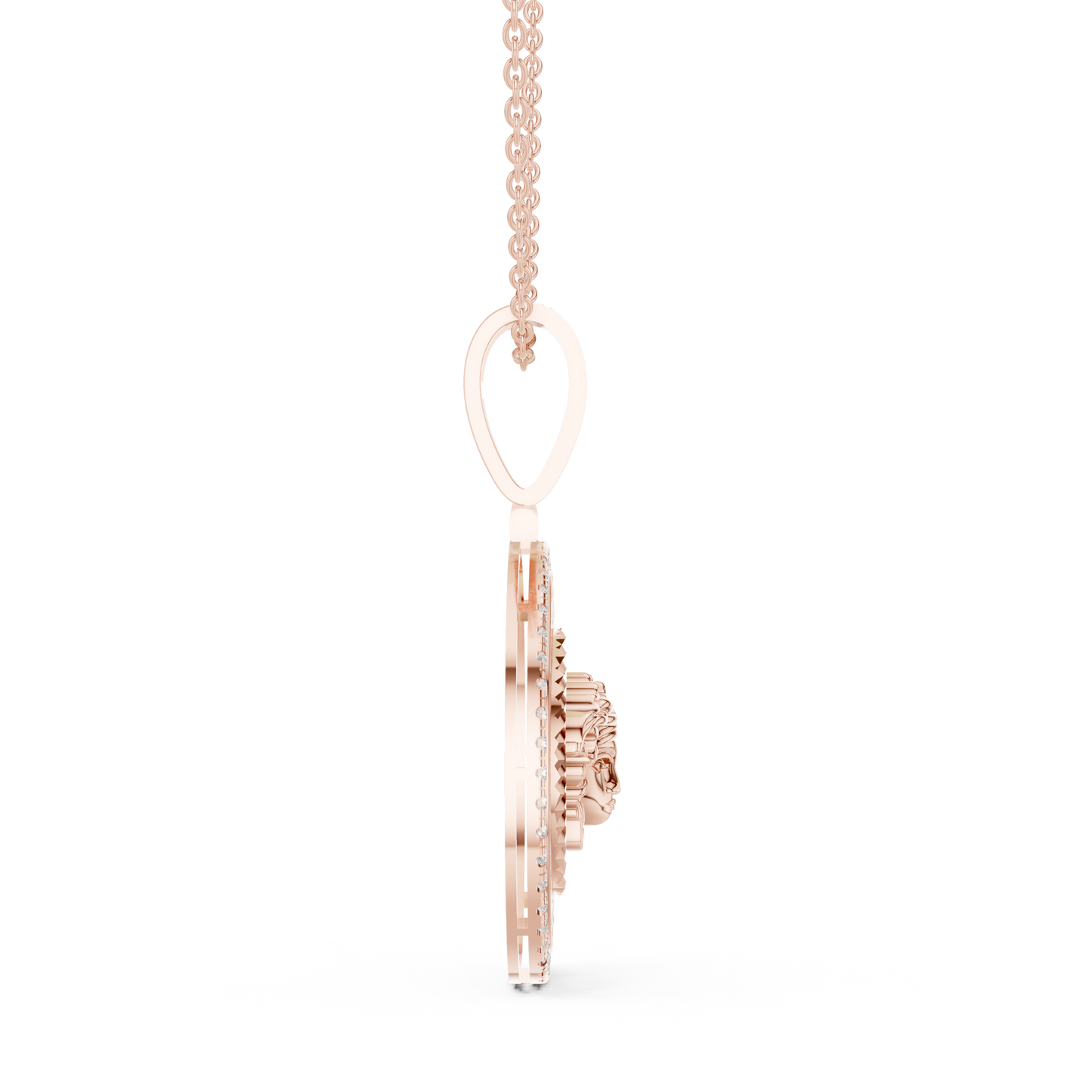 Versace Medallion Diamond Pendant