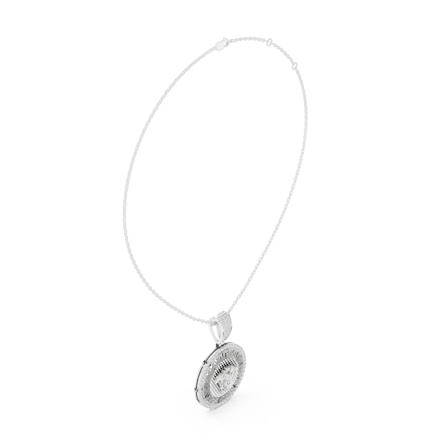 Versace Medallion Diamond Pendant