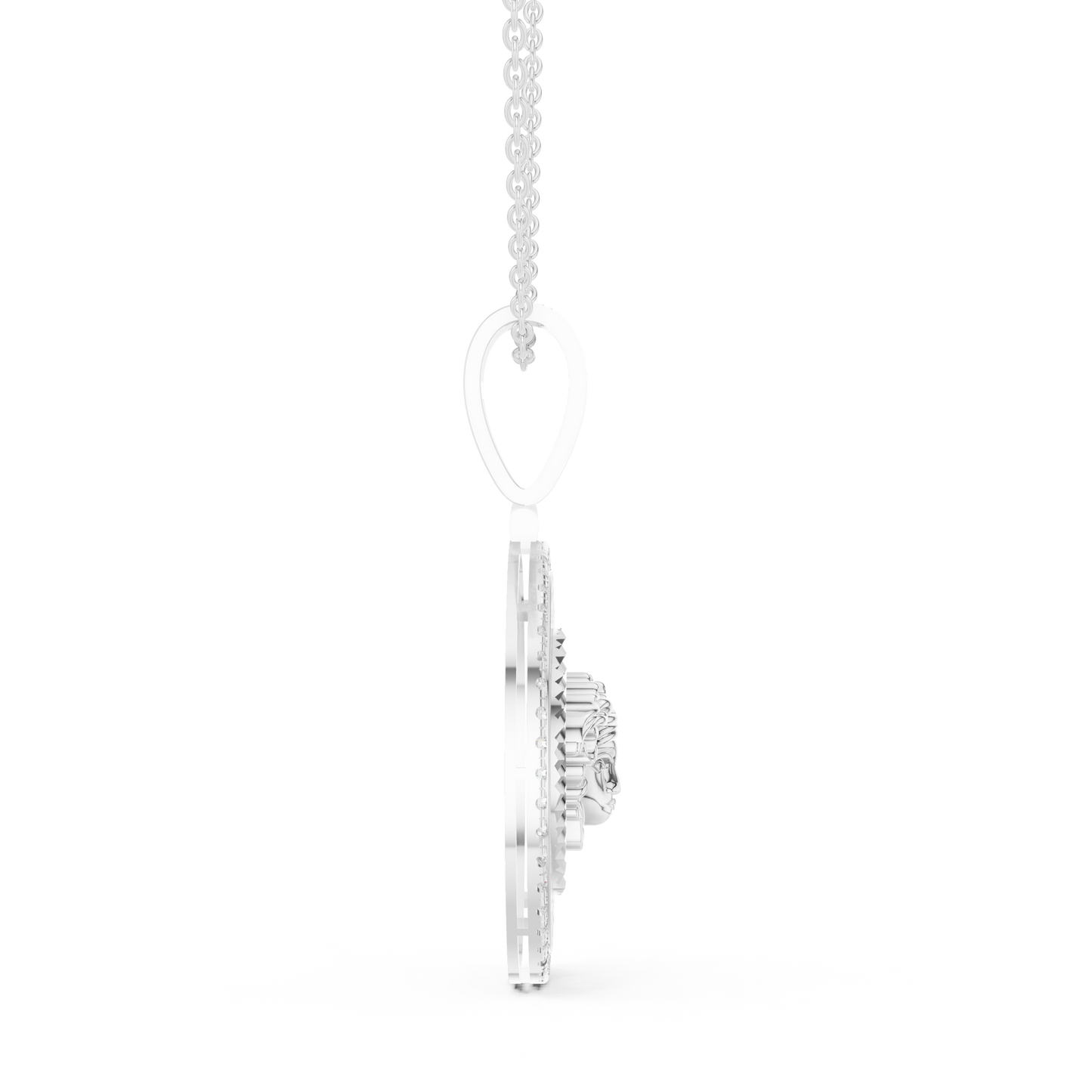 Versace Medallion Diamond Pendant