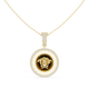Versace Medallion Diamond Pendant