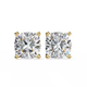 Velamira Cushion Solitaire Diamond Earrings