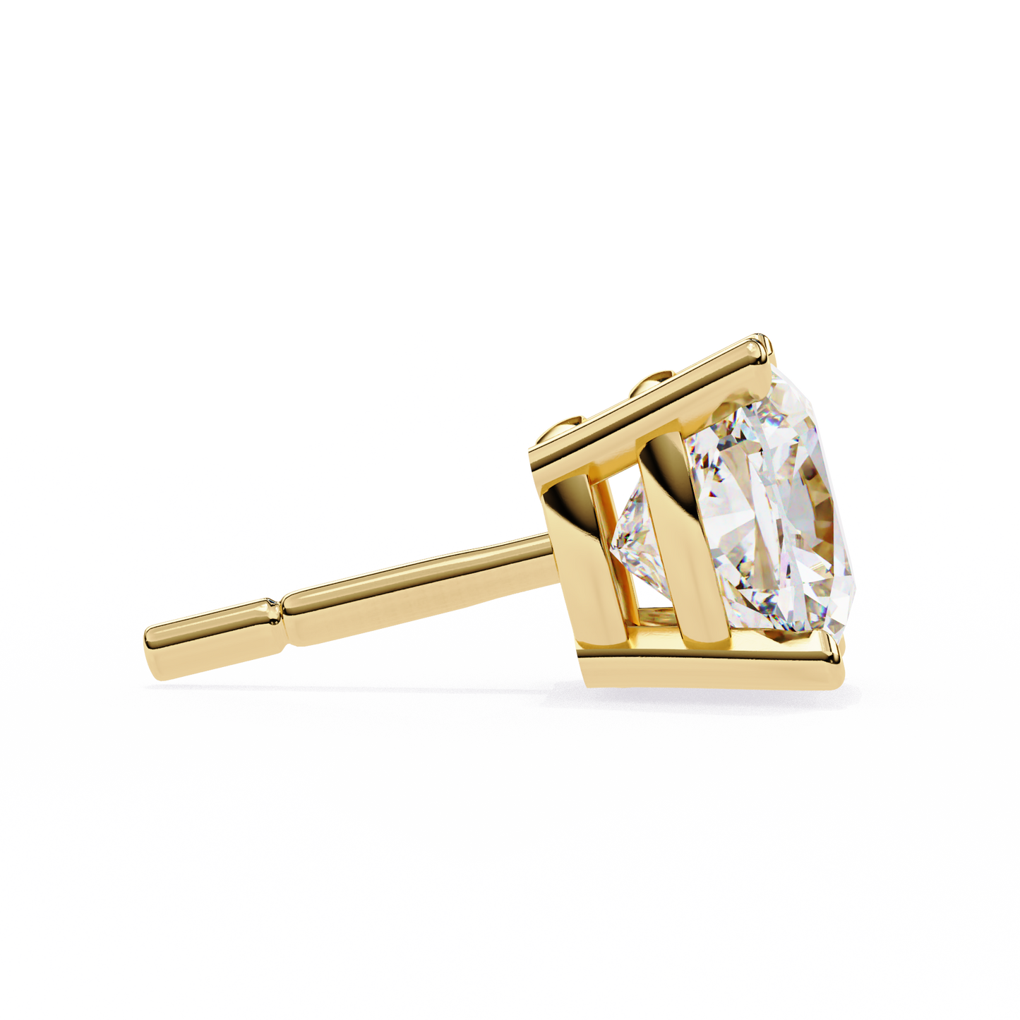 Velamira Cushion Solitaire Diamond Earrings