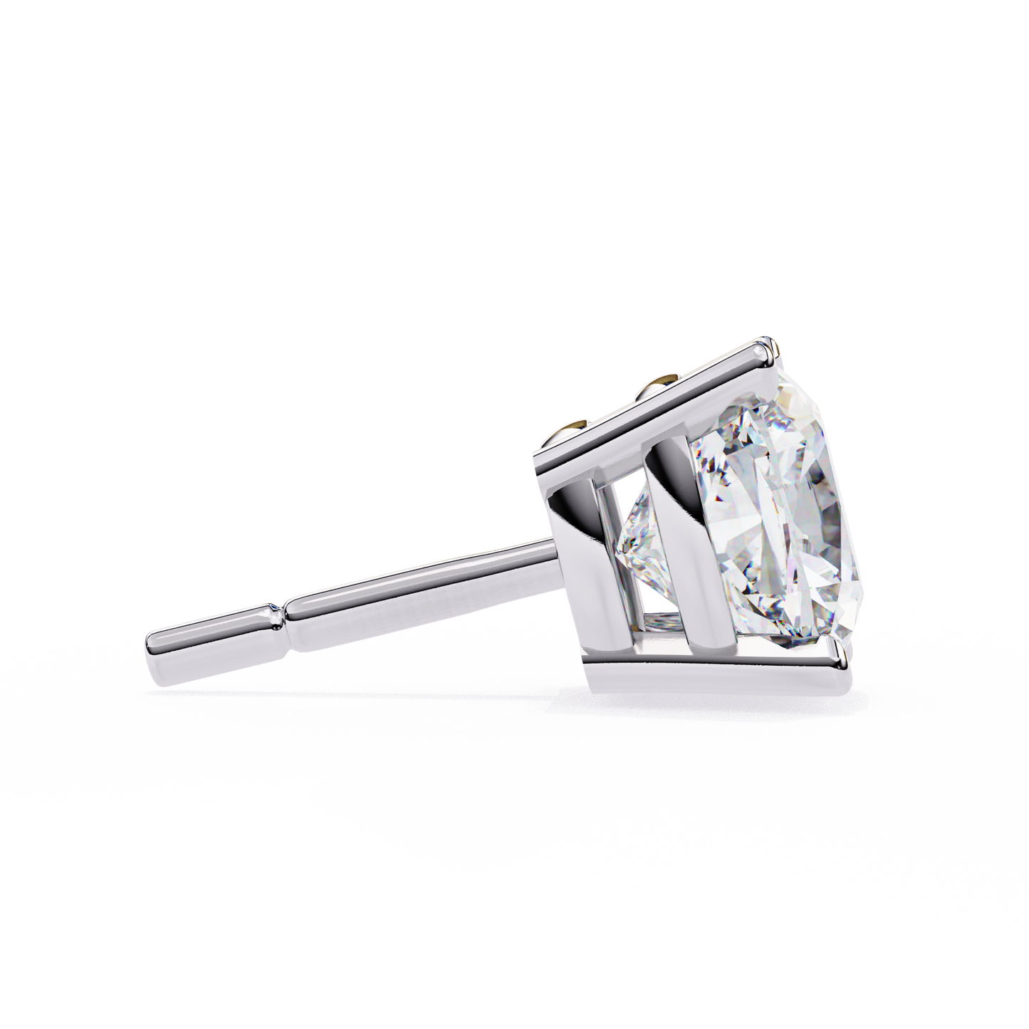 Velamira Cushion Solitaire Diamond Earrings