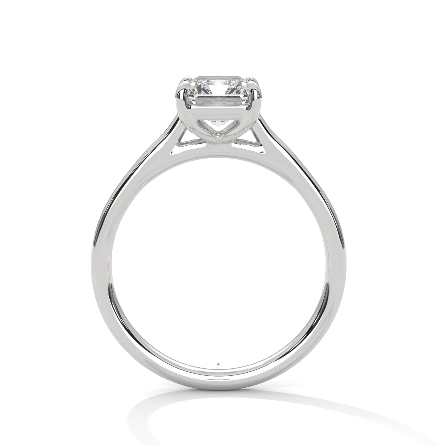Luminous Oath Emerald Solitaire Ring