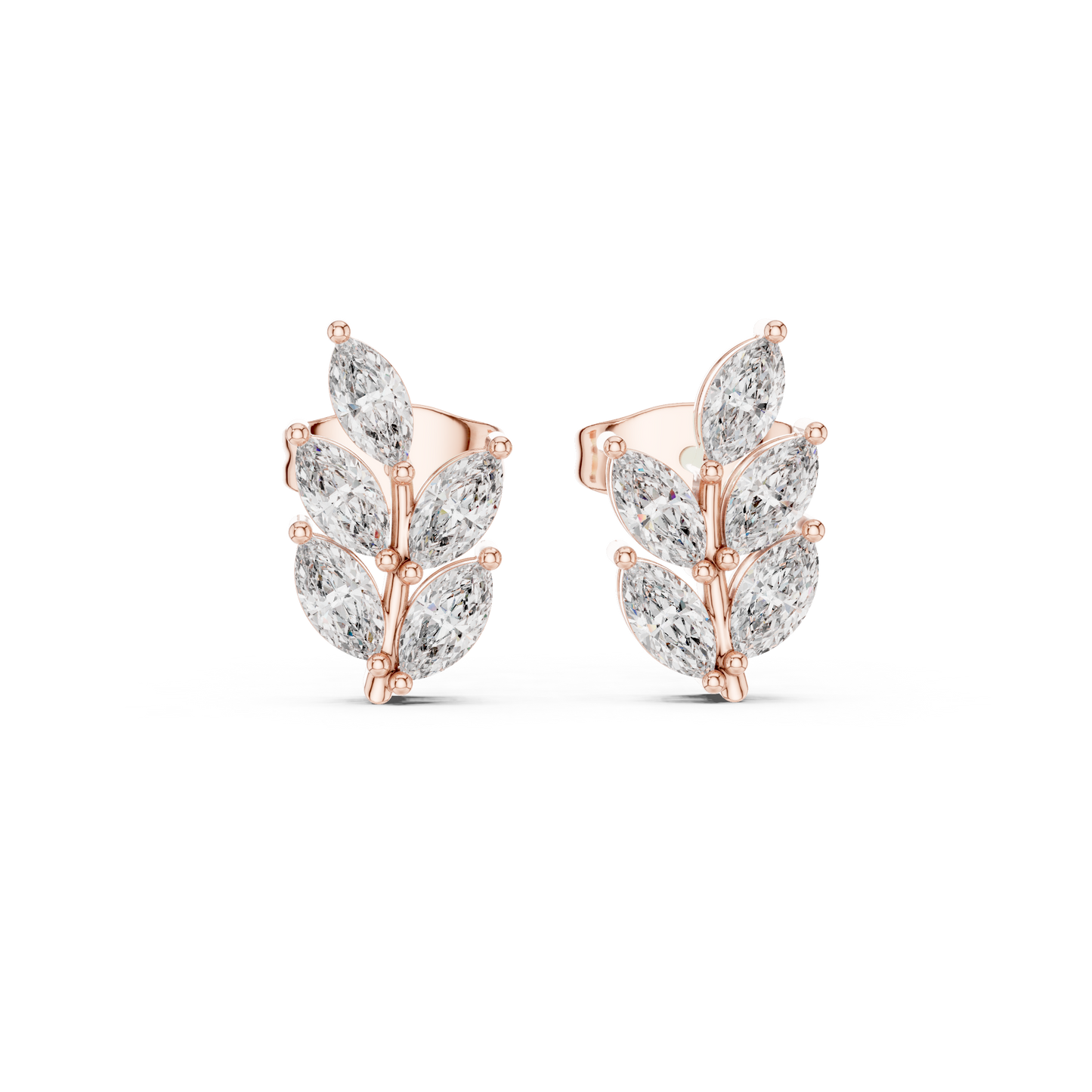 Marqessa Curl Diamond Earrings