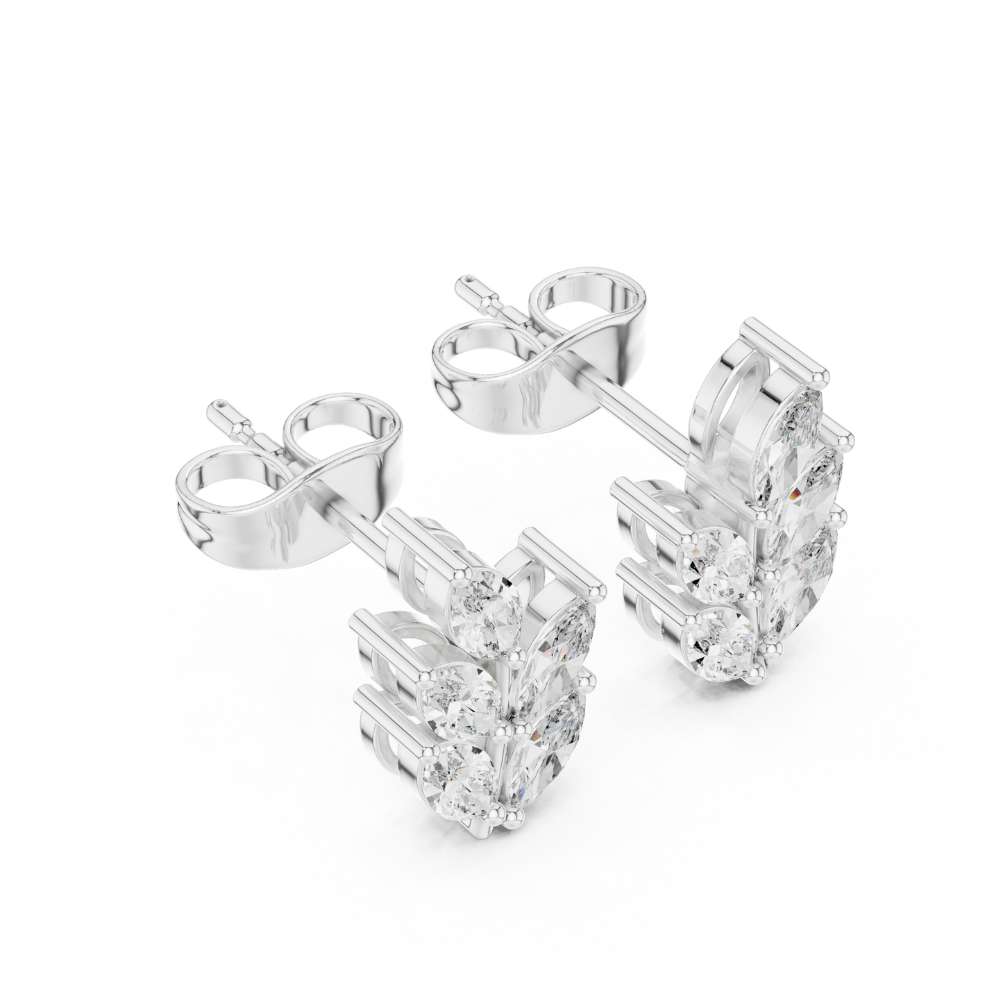 Marqessa Curl Diamond Earrings