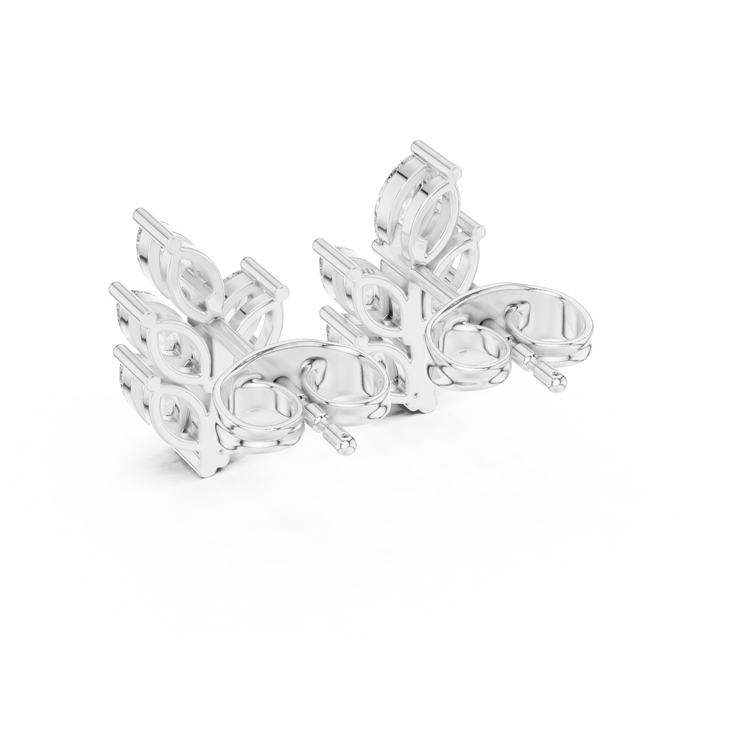 Marqessa Curl Diamond Earrings