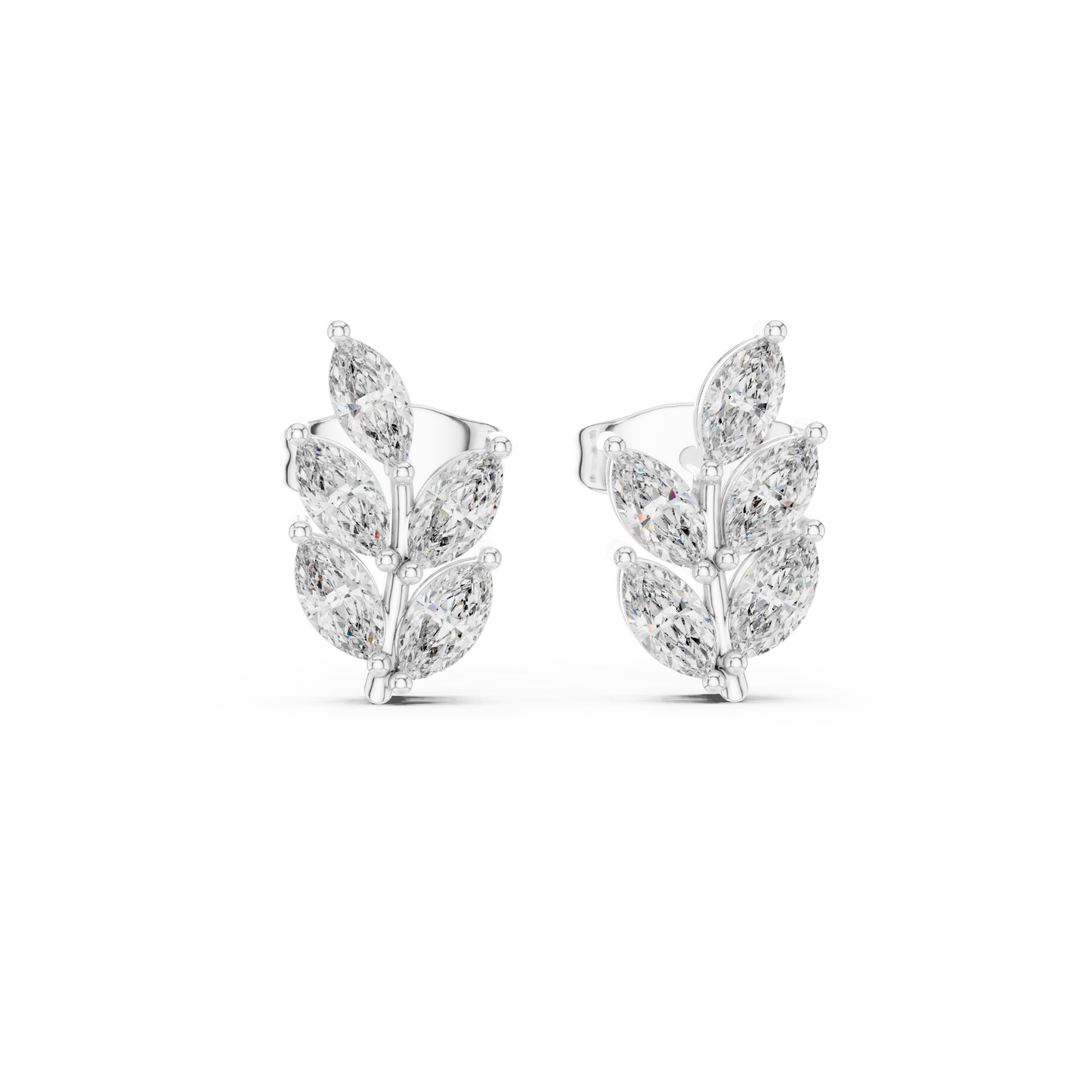 Marqessa Curl Diamond Earrings