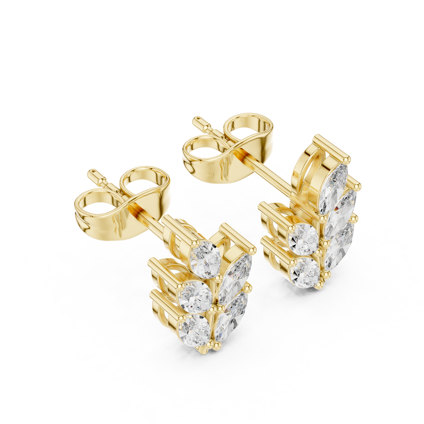 Marqessa Curl Diamond Earrings