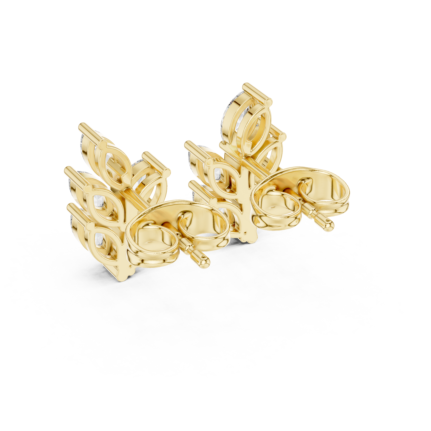 Marqessa Curl Diamond Earrings