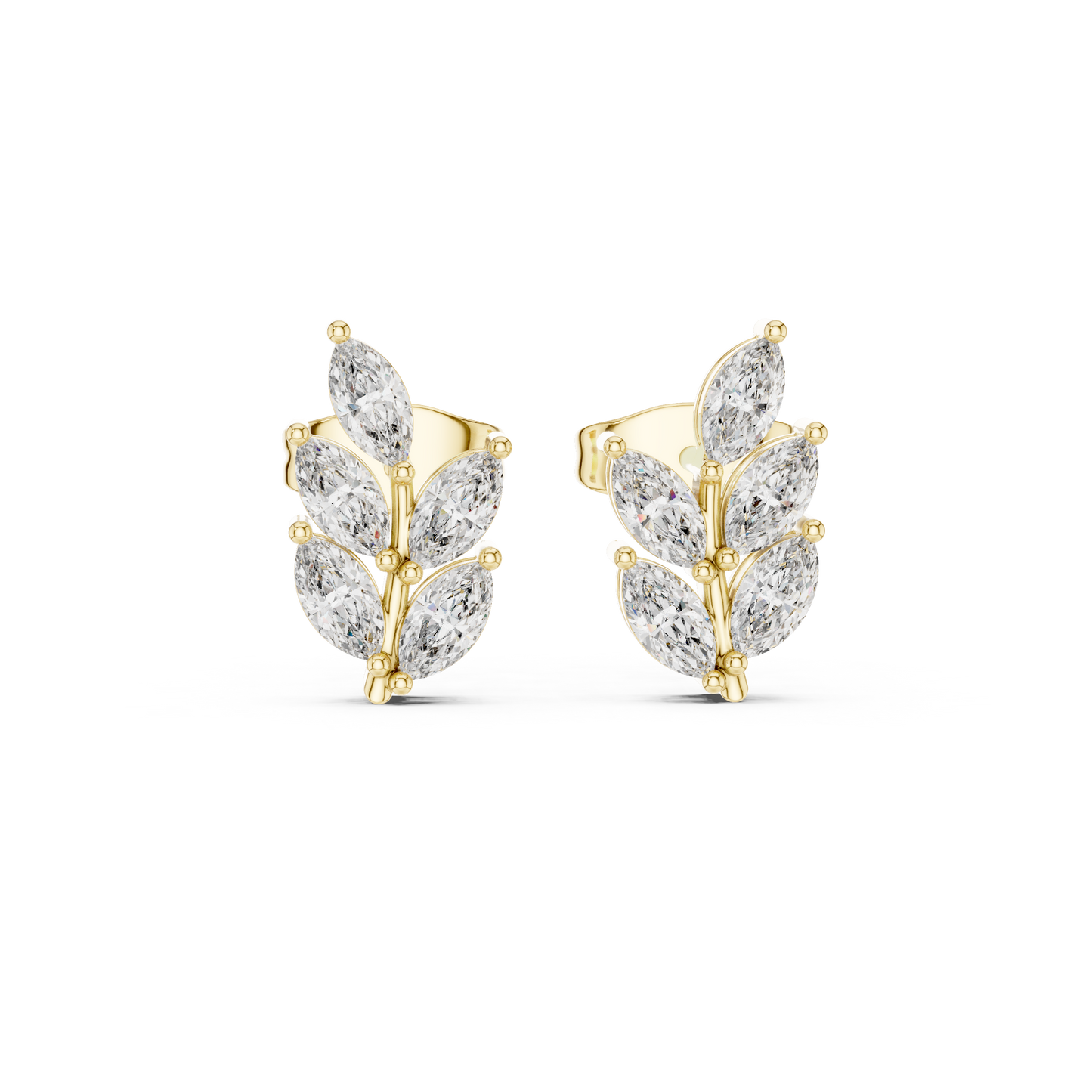 Marqessa Curl Diamond Earrings