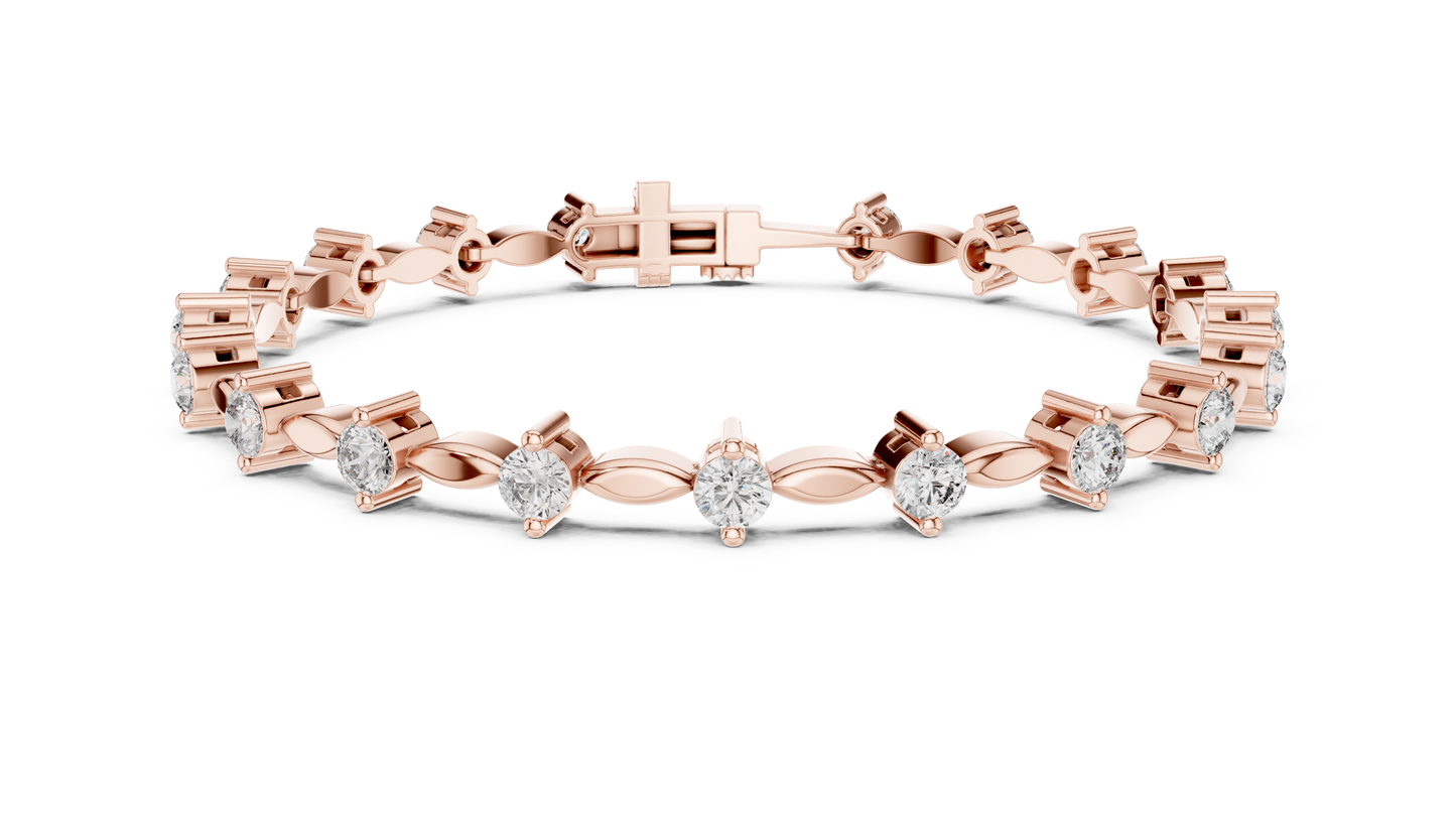 Starlight Spine Diamond Bracelet