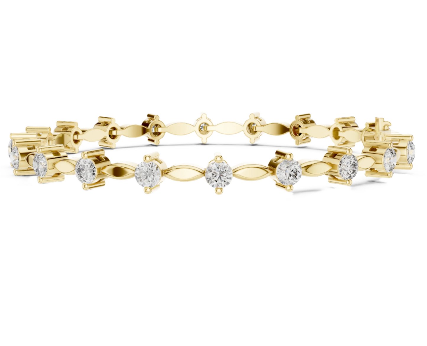 Starlight Spine Diamond Bracelet