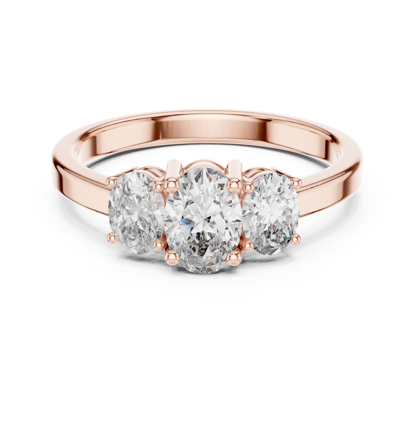 Noble Flame Diamond Ring