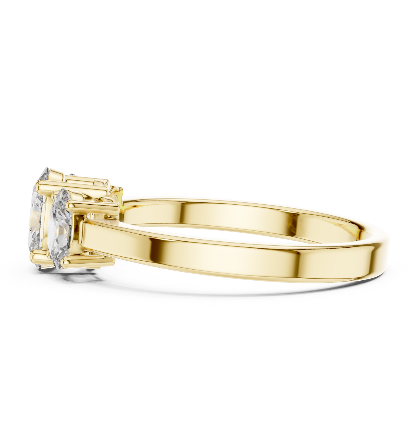 Noble Flame Diamond Ring