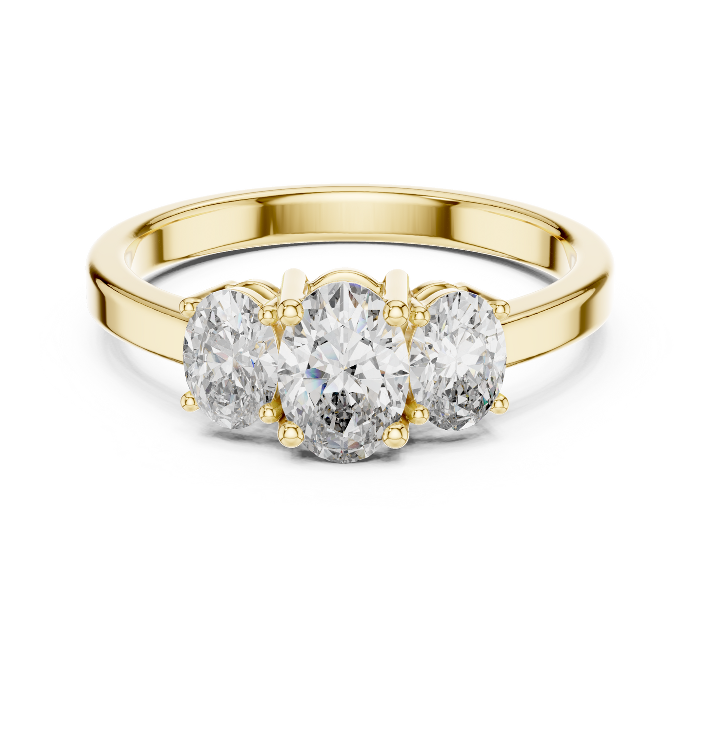 Noble Flame Diamond Ring