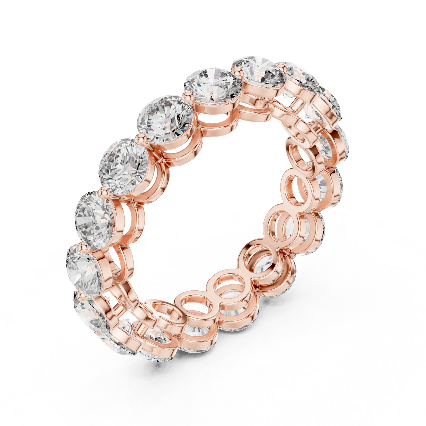 Riflesso Round Diamond Eternity Band