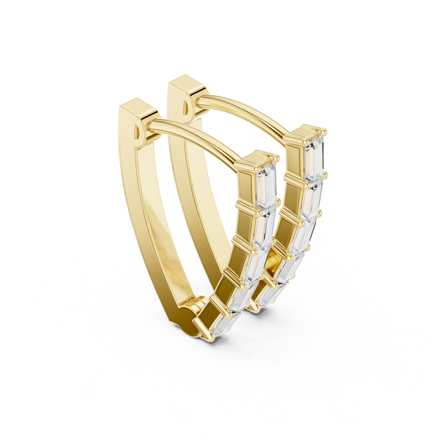 Starlace Loops Diamond Earrings