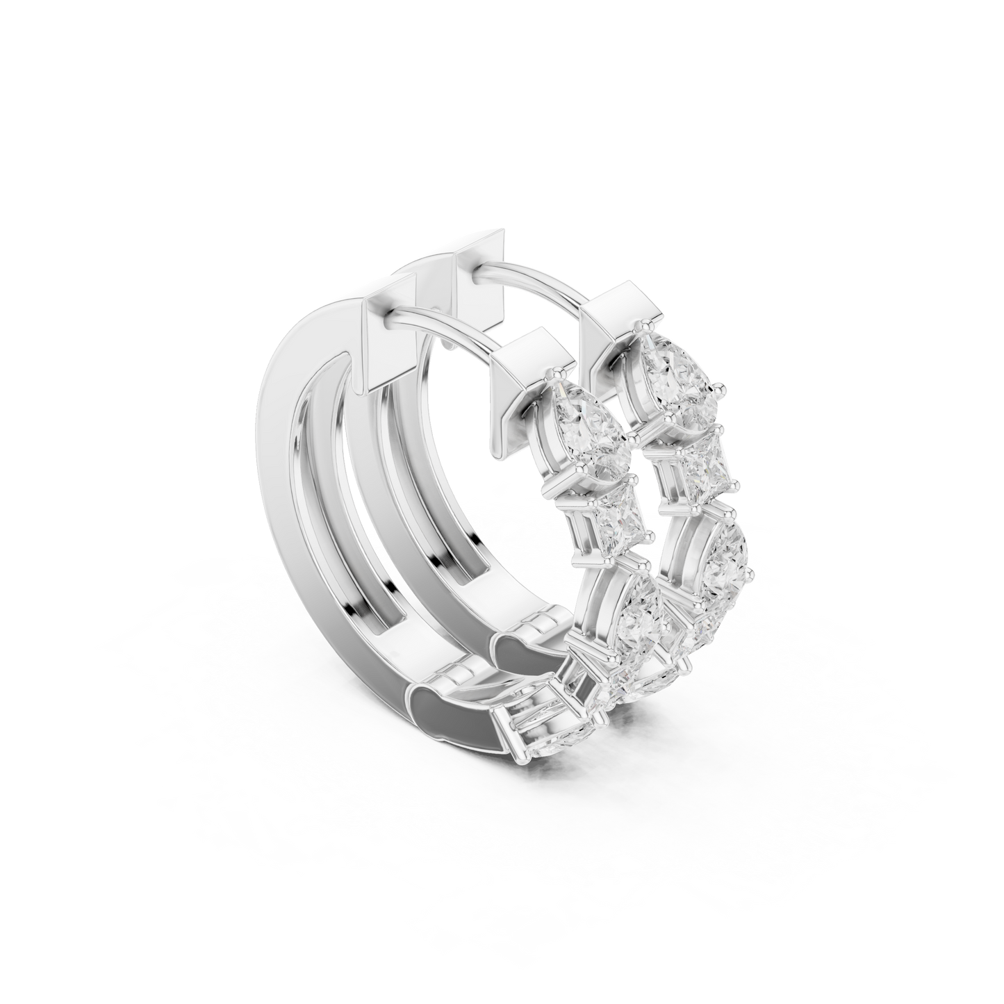 Shining Stella Diamond Earrings