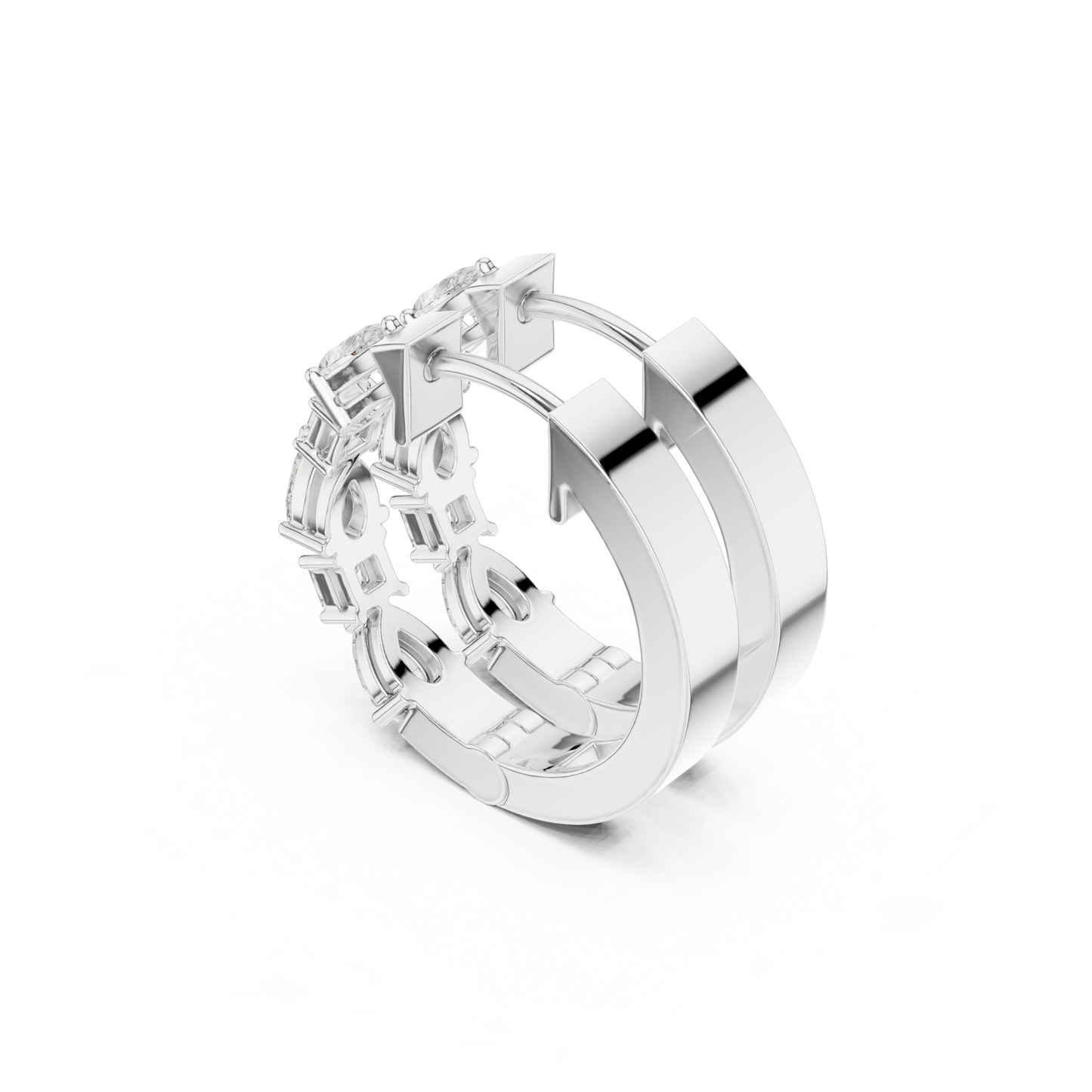Shining Stella Diamond Earrings