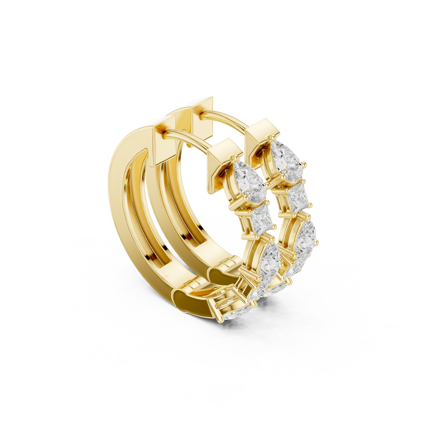 Shining Stella Diamond Earrings