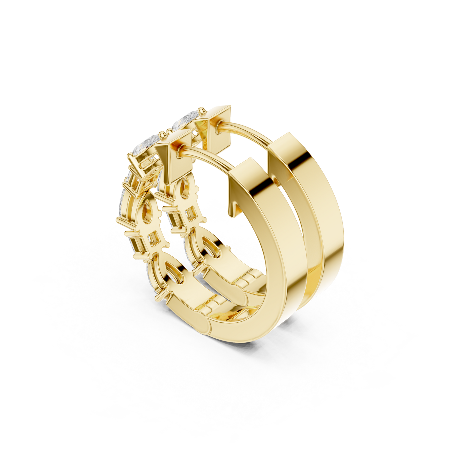 Shining Stella Diamond Earrings