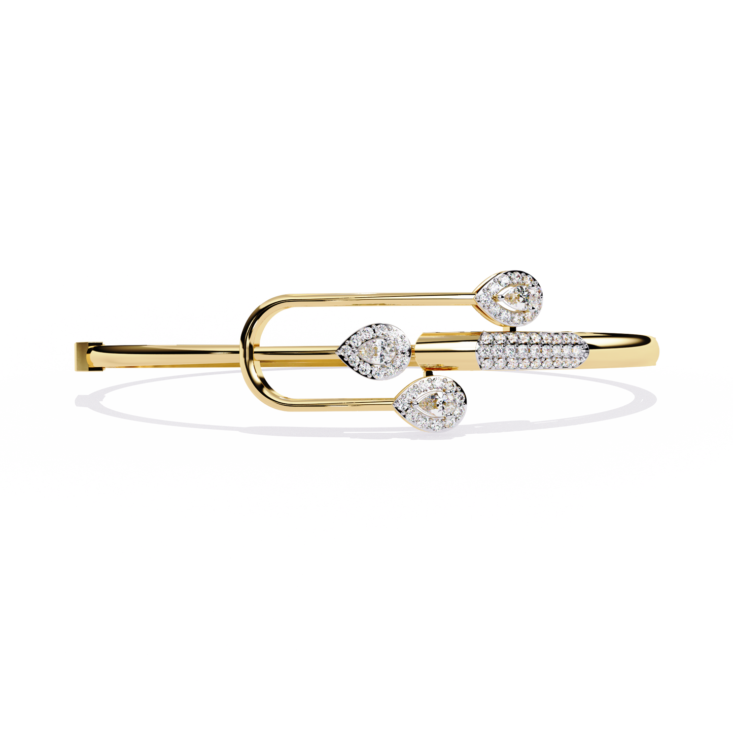 Daisy Gleam Diamond Bangle