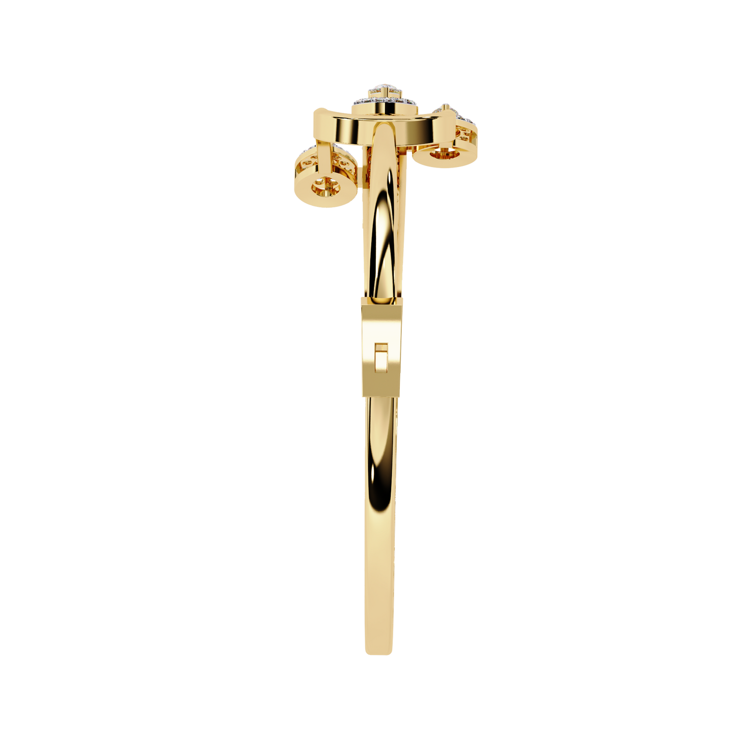 Daisy Gleam Diamond Bangle
