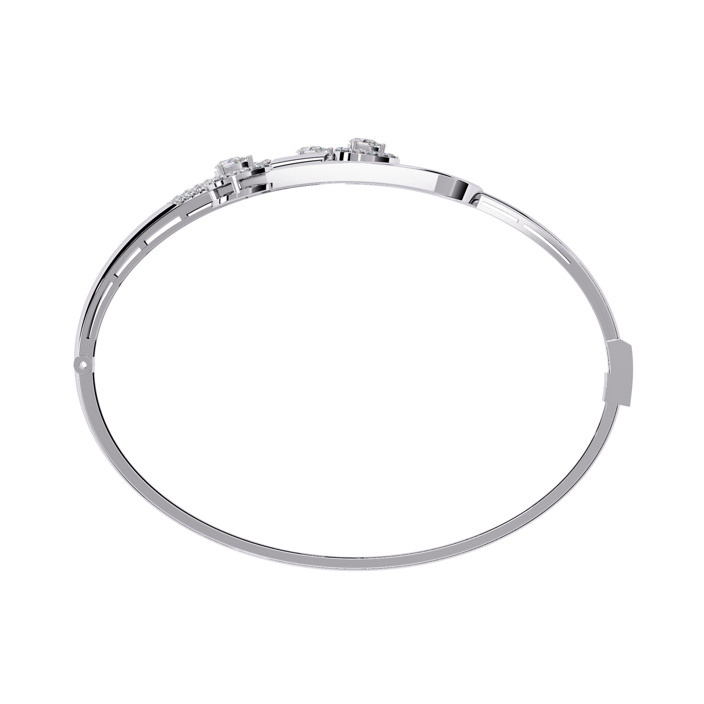 Daisy Gleam Diamond Bangle