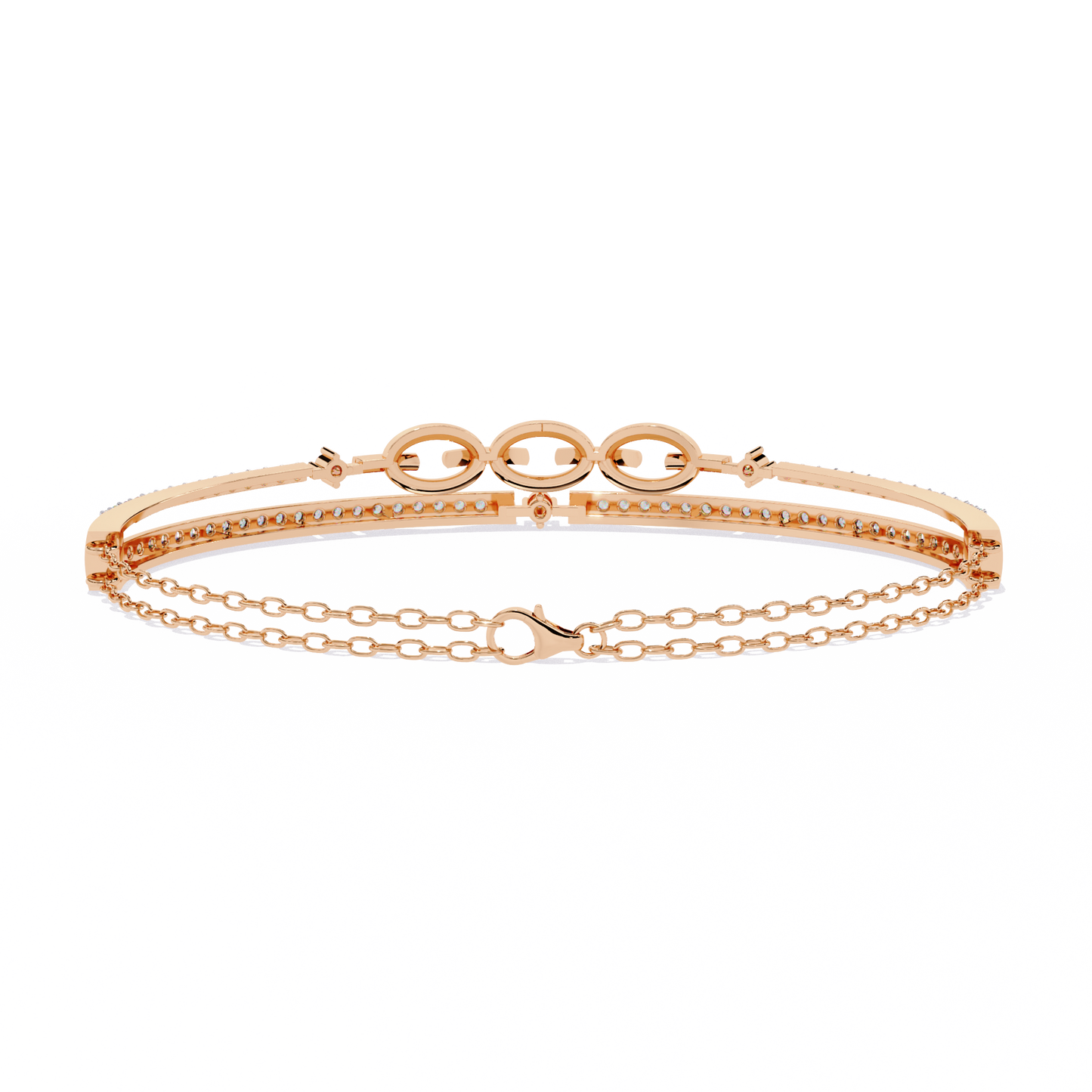 Luminous Loops Diamond Bracelet