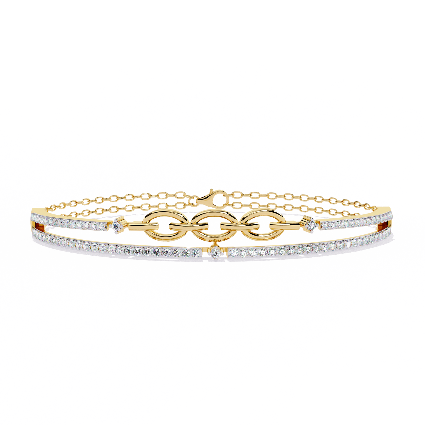 Luminous Loops Diamond Bracelet