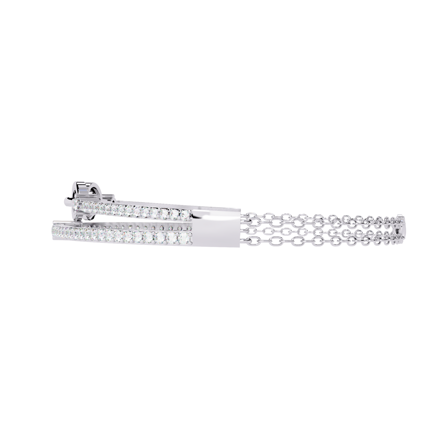Luminous Loops Diamond Bracelet