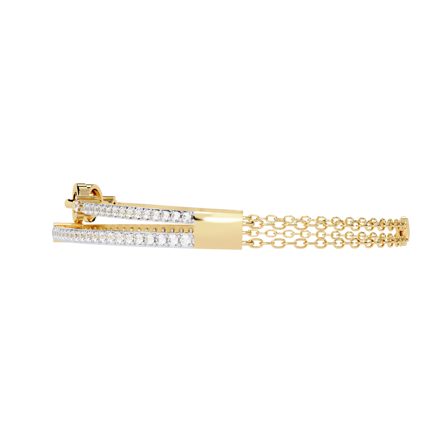 Luminous Loops Diamond Bracelet