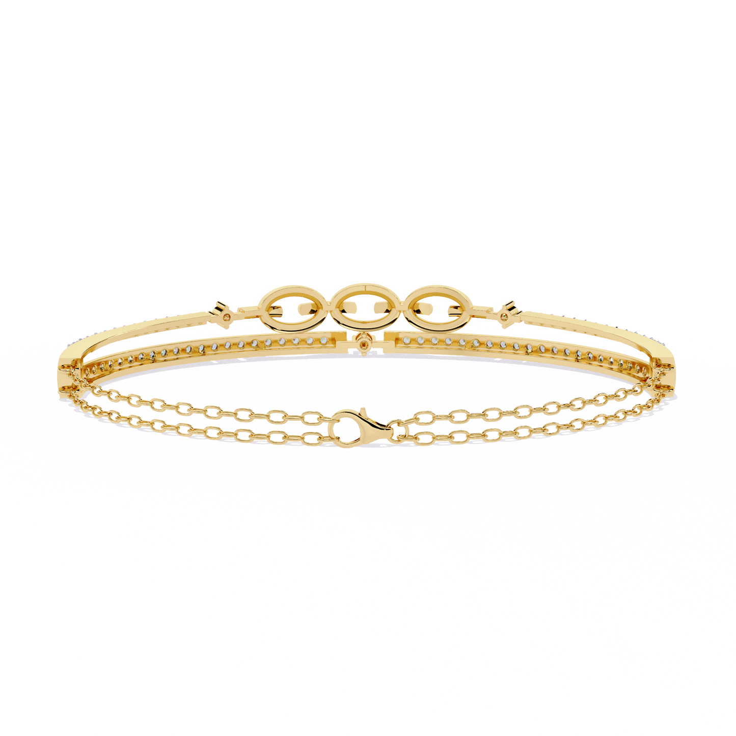 Luminous Loops Diamond Bracelet